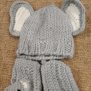 Hat and Booties for Baby